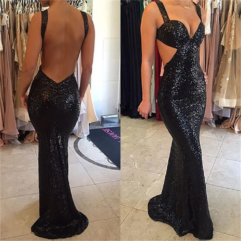 Black Sequined Prom Dresses,Sparkle Prom Dresses,Sexy Prom Dresses, Backless Prom Dresses,Party Dresses ,Cocktail Prom Dresses ,Evening Dresses,Long Prom Dress,Prom Dresses Online,PD0200 Tunics Top Casual