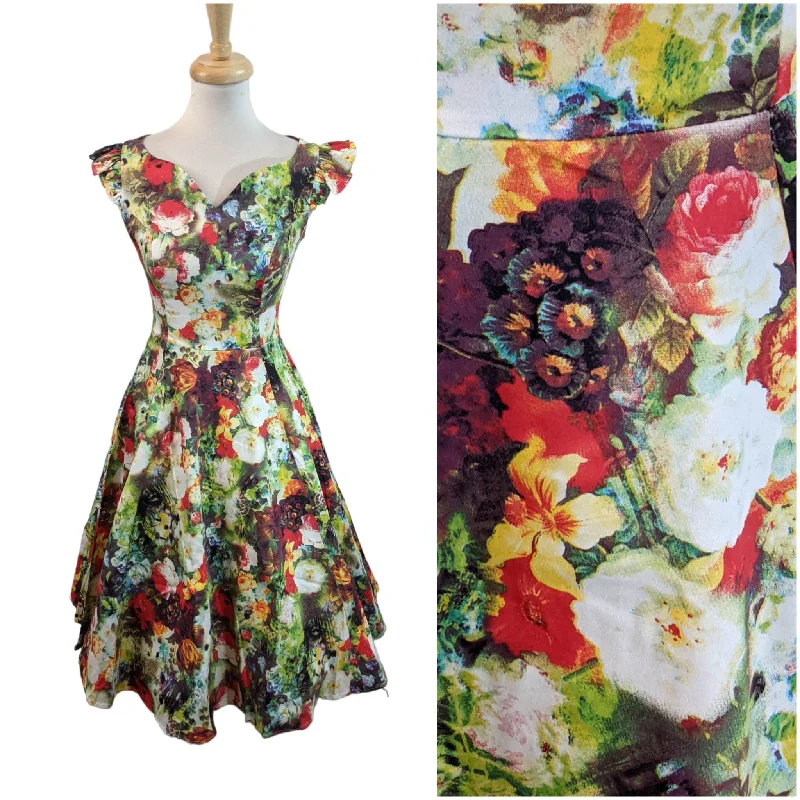 H&R London Rainy Day Dress Crew Neckline Sporty