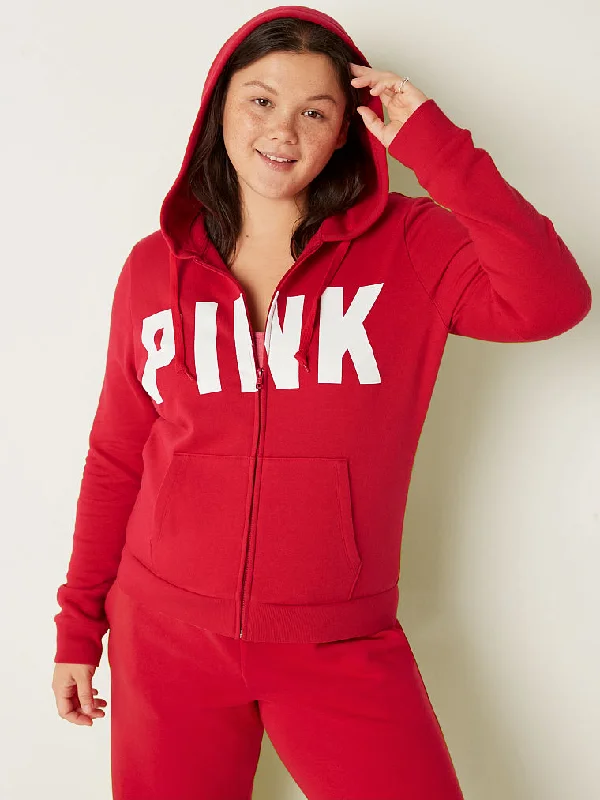 Fleece Zip-Up Everyday Hoodie Hoodie Jacket Zipper Layering