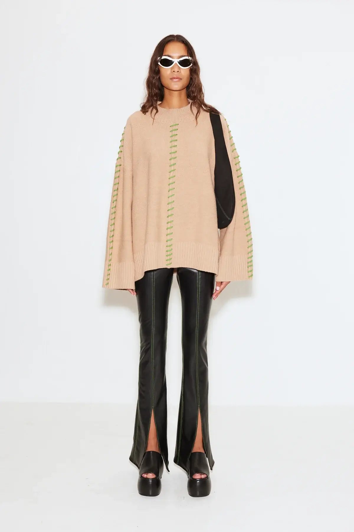 Simon Miller - Iver Pant in Black Soft Wool Pants
