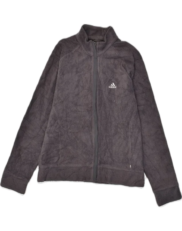 ADIDAS Womens Fleece Jacket UK 10 Small Grey Polyester Lace Jacket Ribbed Jacket Sequined Jacket ADIDAS Womens Fleece Jacket UK 10 Small Grey Polyester Lace Jacket Ribbed Jacket Sequined Jacket