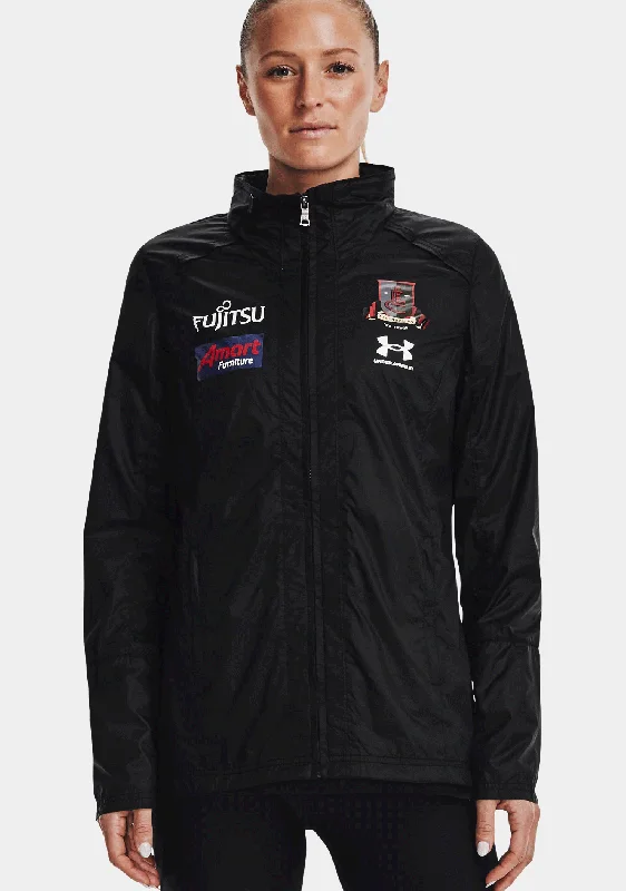 Under Armour Womens Essendon Training Shell Jacket <BR> 1374265 001 Cotton Fabric Linen Fabric Terry Fabric Under Armour Womens Essendon Training Shell Jacket <BR> 1374265 001 Cotton Fabric Linen Fabric Terry Fabric
