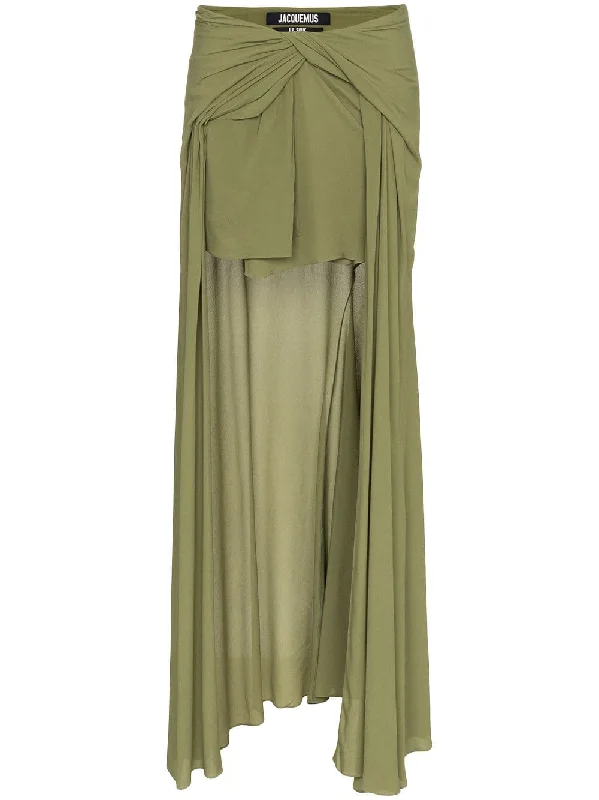 la jupe sahil maxi skirt cashmere skirt fine