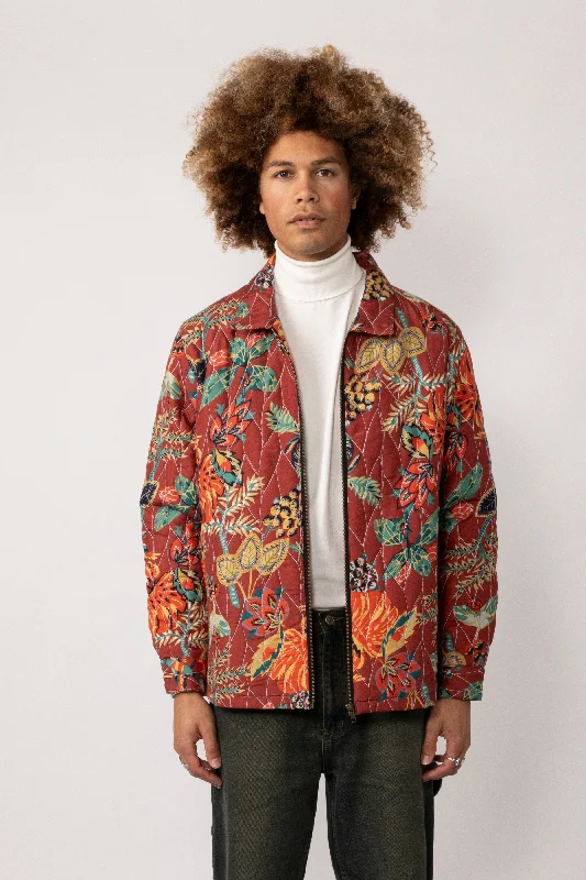 Balvan Quilted Zip Up Jacket Collared Jacket Crew Neck Jacket Turtle Neck Jacket