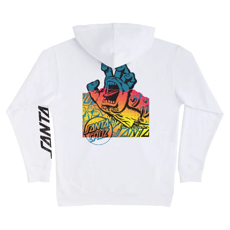 Screaming Hand Hoodie Hoodie with Logo Branding Identity