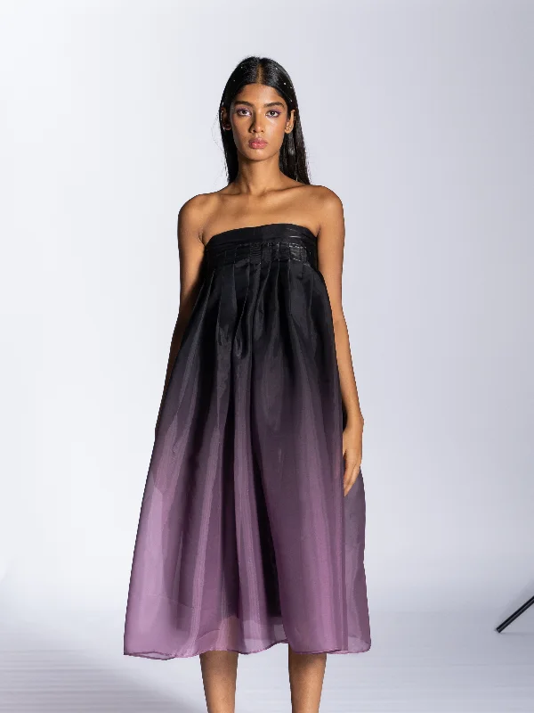 Purple Skirt/Dress Tunics Long Elegant