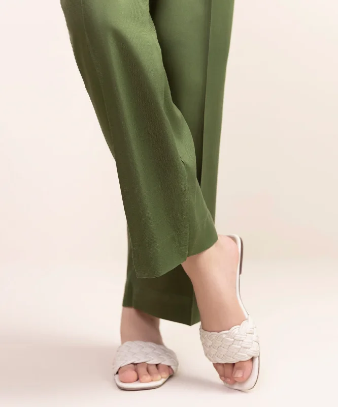 Bedford Straight Pants Trendy Wide-Legged Trousers