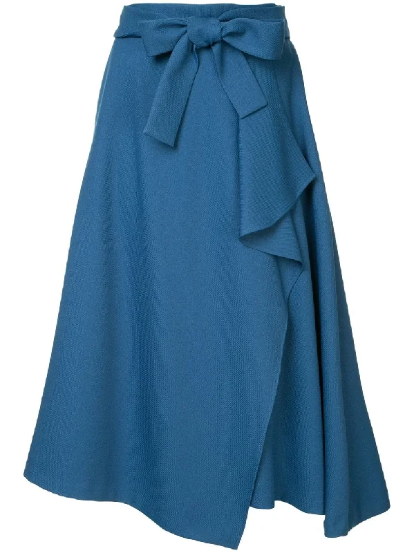 belted asymmetric skirt leather skirt durable