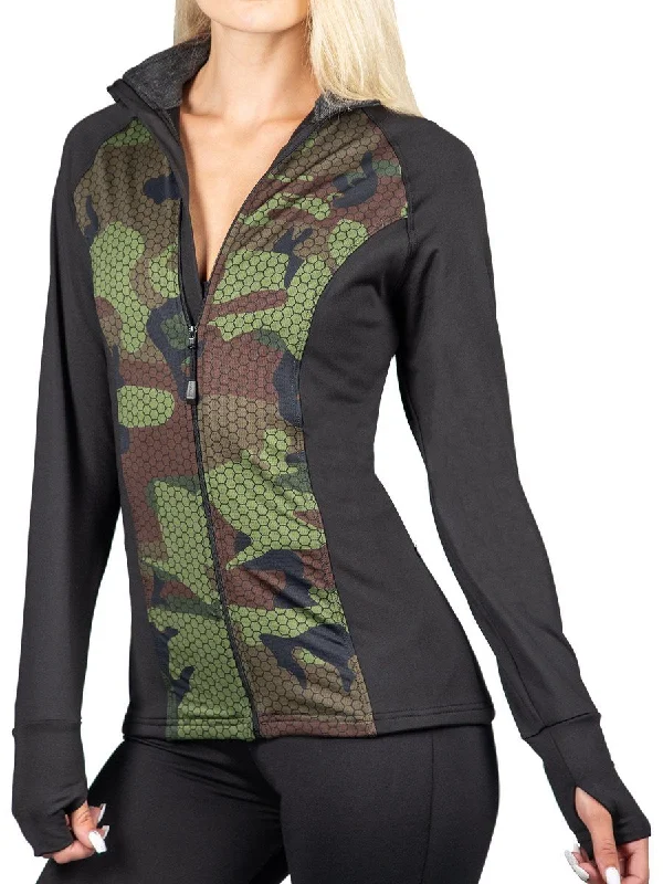 Warrior Full Zip HEATR® Jacket Hoodie Zip-Up Jacket Button-Up Jacket
