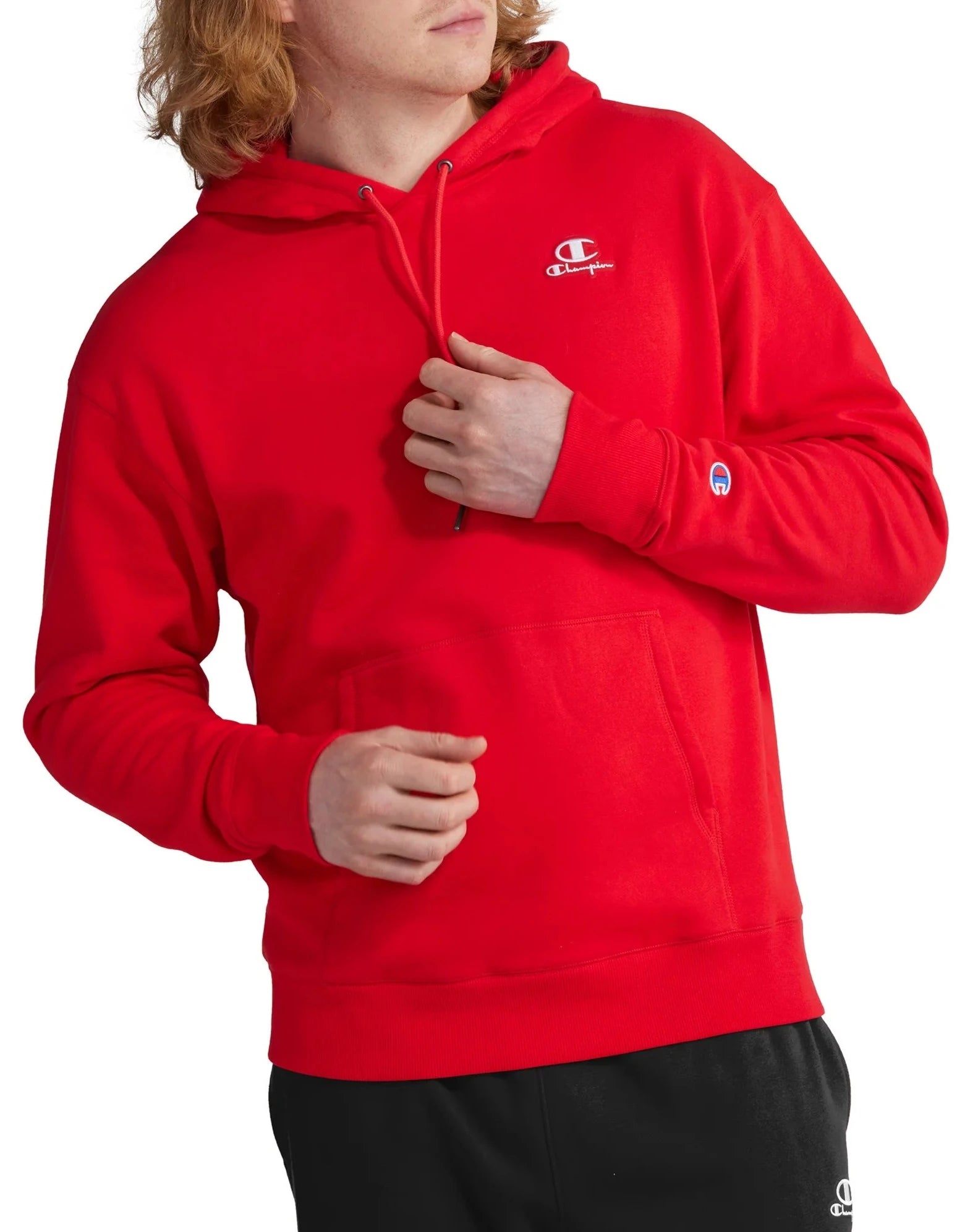 Men's Embroidered C Script Logo Classic Fleece Hoodie Hoodie Jacket Zipper Layering