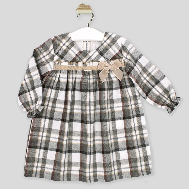 Rapife Grey, White & Camel Checked Dress Tunics Brand named