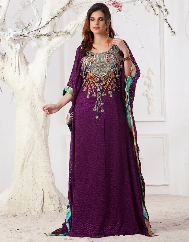 Evening Party Dress kaftan Tunics Floral girly