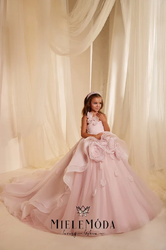 Amaryllis Luxury Couture Flower Girl Dress