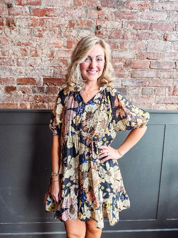 Evening Romance Floral Dress