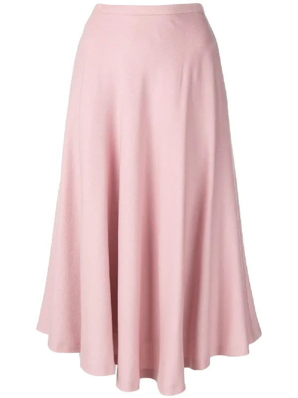 loose fool skirt linen skirt breathable