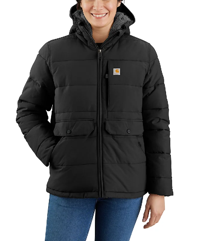 Carhartt Women's Montana Puffer Jacket - Black Knit Jacket Woven Jacket Fleece Jacket Carhartt Women's Montana Puffer Jacket - Black Knit Jacket Woven Jacket Fleece Jacket