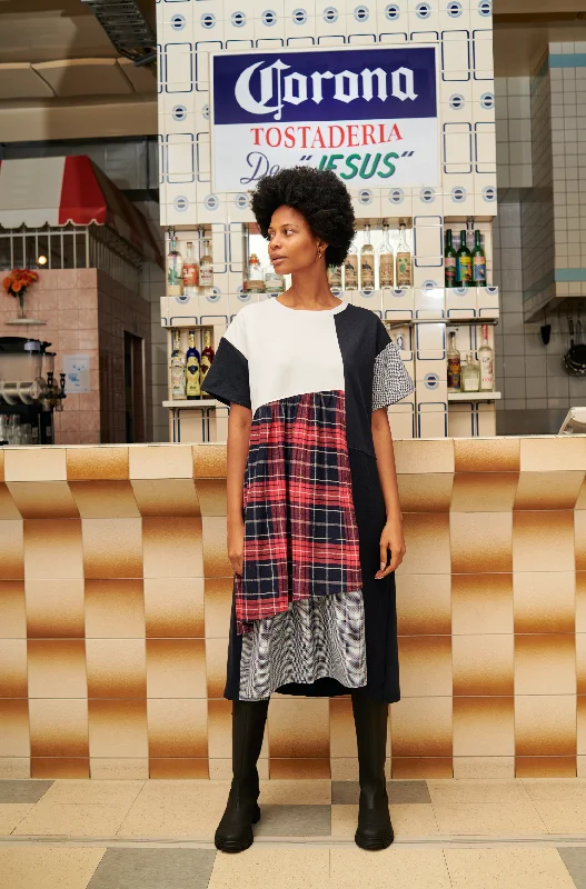 Pria Dress in Navy Combo