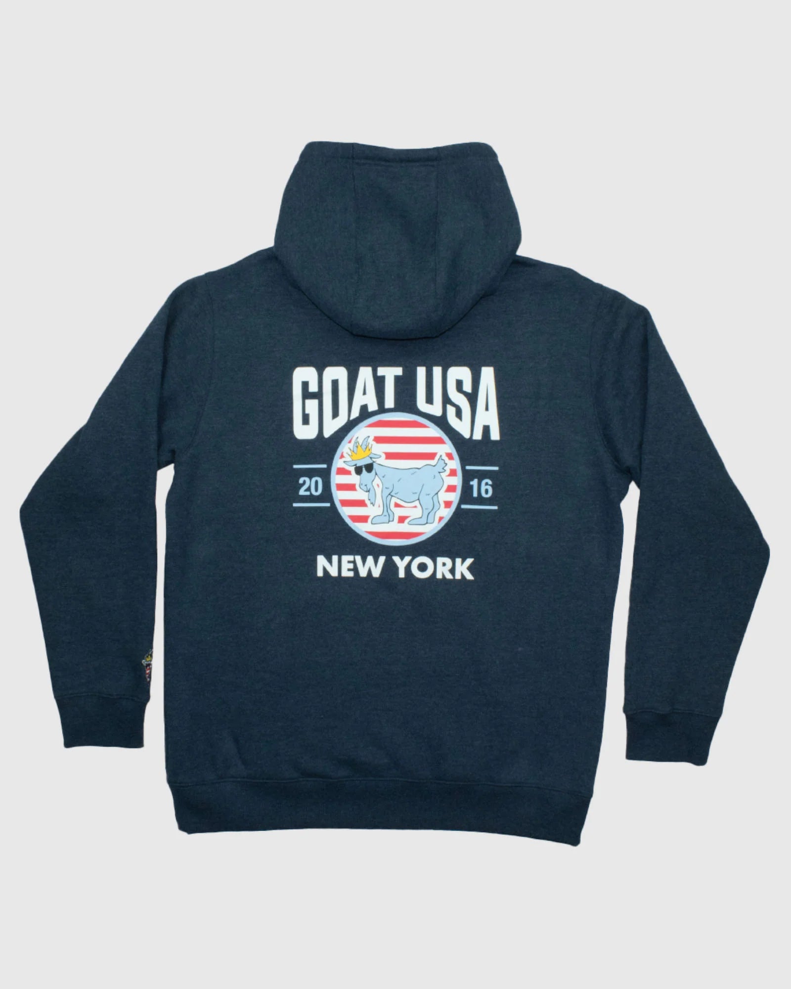 New York Roots Hoodie Hoodie with Typography Text Message
