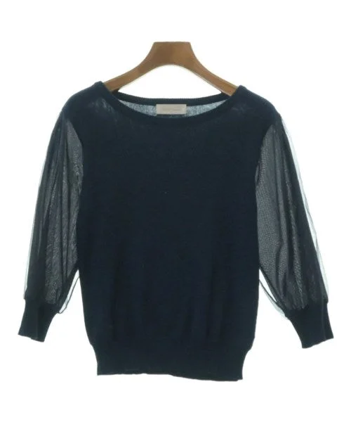 And Couture Sweaters Solid Color Striped Floral Print