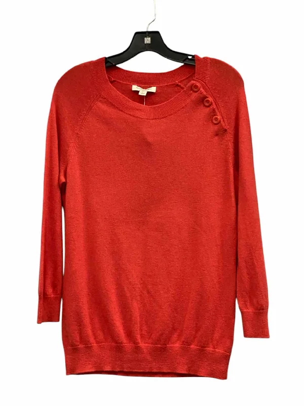 Banana Republic Size L Coral Sweater Wool Sweater Cotton Sweater Cashmere Sweater