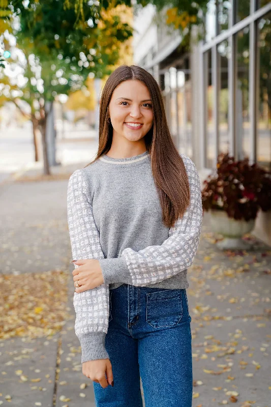 Sonia Tweed Sleeve Sweater Handmade Hand-knitted Hand-woven