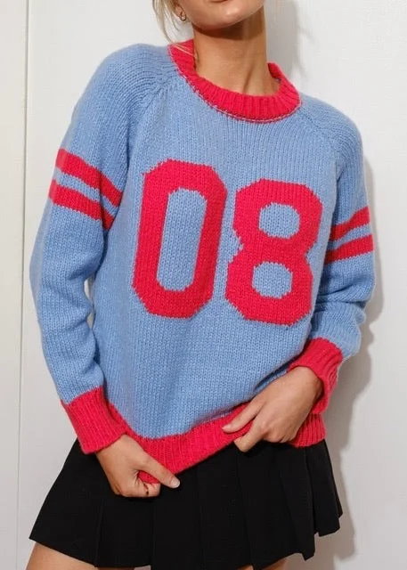 Billie Raglan Sweater Glossy Satin Silk