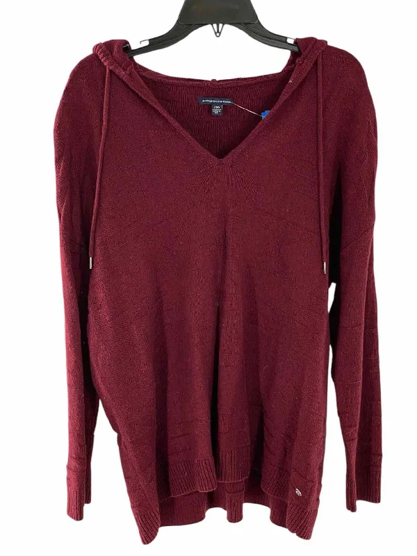 American Eagle Size L Red Sweater Sweater Knitwear Pullover