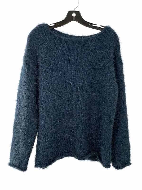 Unknown Brand Size XL Navy Sweater Solid Print Embellished