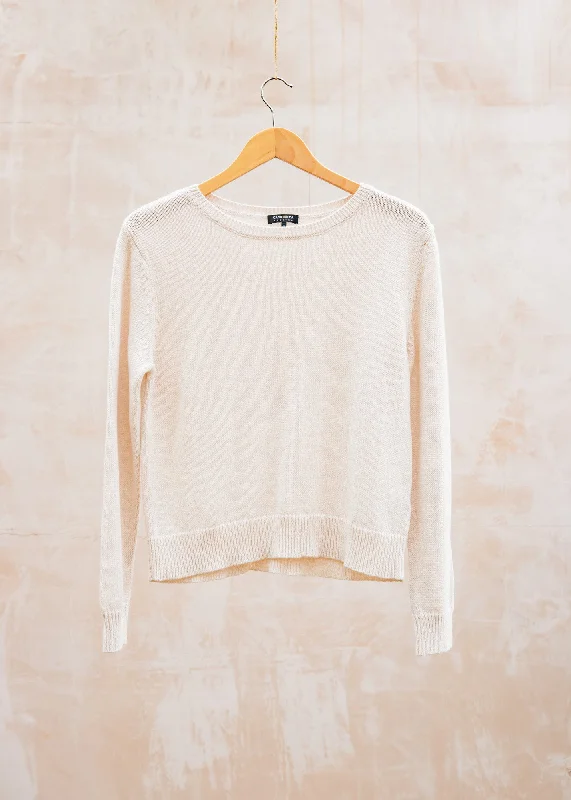 Deep Crew Neck Sweater in Calico Machine Wash Dry Clean Hand Wash