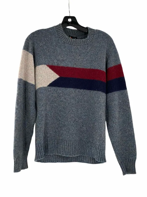 Robert Bruce Size S Blue Red Sweater Thin Thick Dense