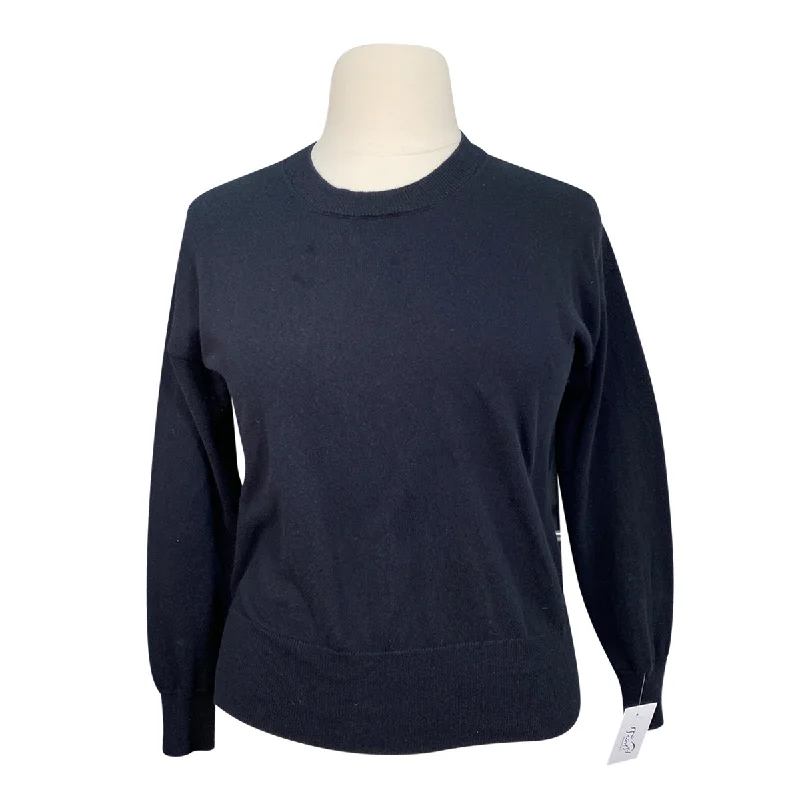 Callidae 'The Crewneck' Sweater in Black - Women's Large Bright Pastel Dark