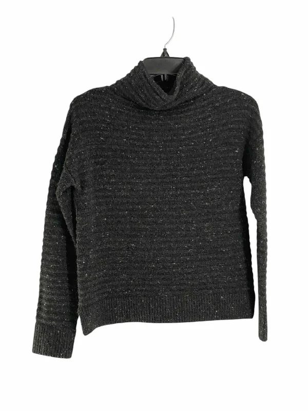 MadeWell Size XS Gray Wool Blend Sweater Spandex Blend Rayon Blend Denim Blend