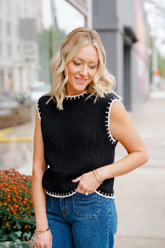Celinda Cap Sleeve Sweater Modern Contemporary Chic