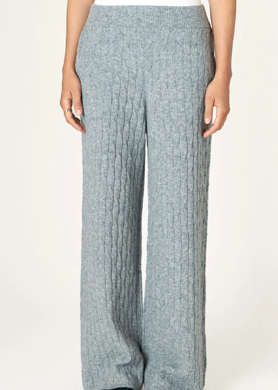 Pull on Cable Knit Sweater Pant Lace Blend Ribbed Blend Corduroy Blend