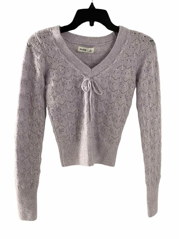 Hollister Size S Purple Sweater Collared Crew Neck Turtle Neck