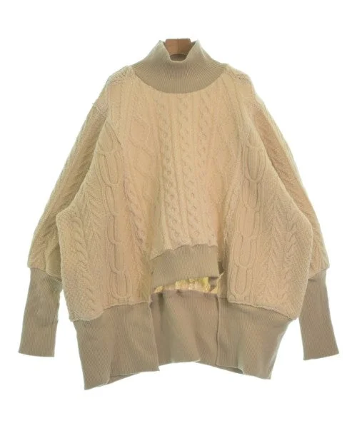 77circa Sweaters Mesh Blend Leather Blend Suede Blend