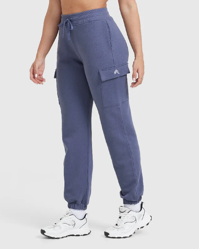 All Day Lightweight Cargo Jogger | Slate Blue