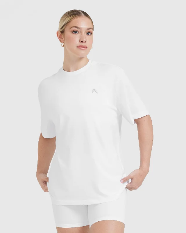 Classic Oversized Lightweight T-Shirt | White