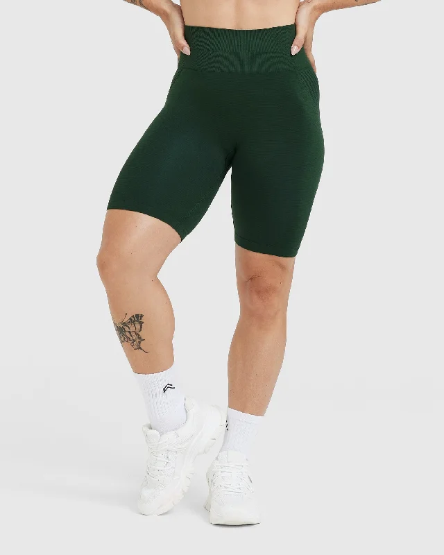 Effortless Seamless Cycling Shorts | Evergreen