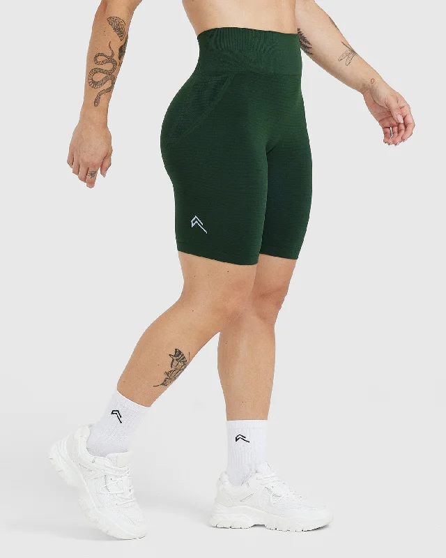 Effortless Seamless Cycling Shorts | Evergreen