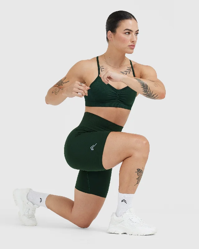 Effortless Seamless Cycling Shorts | Evergreen