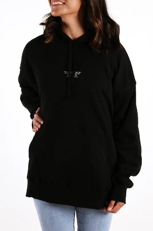 Established Oversized Hoodie Black