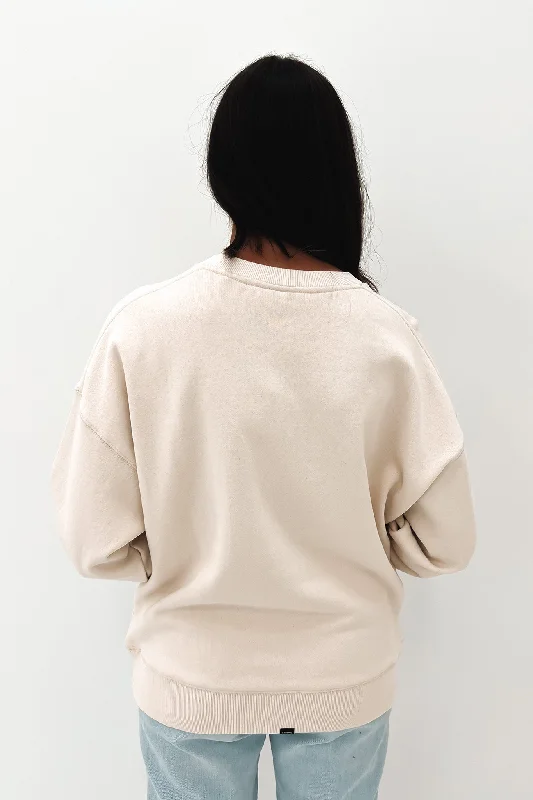 Luxury Slouch Crew Unbleached