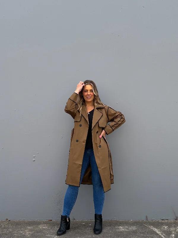 Mieke Trench Coat - Brown