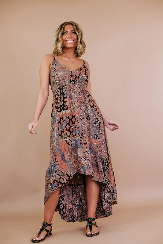 Gypsy Dreams High Low Dress, Multi