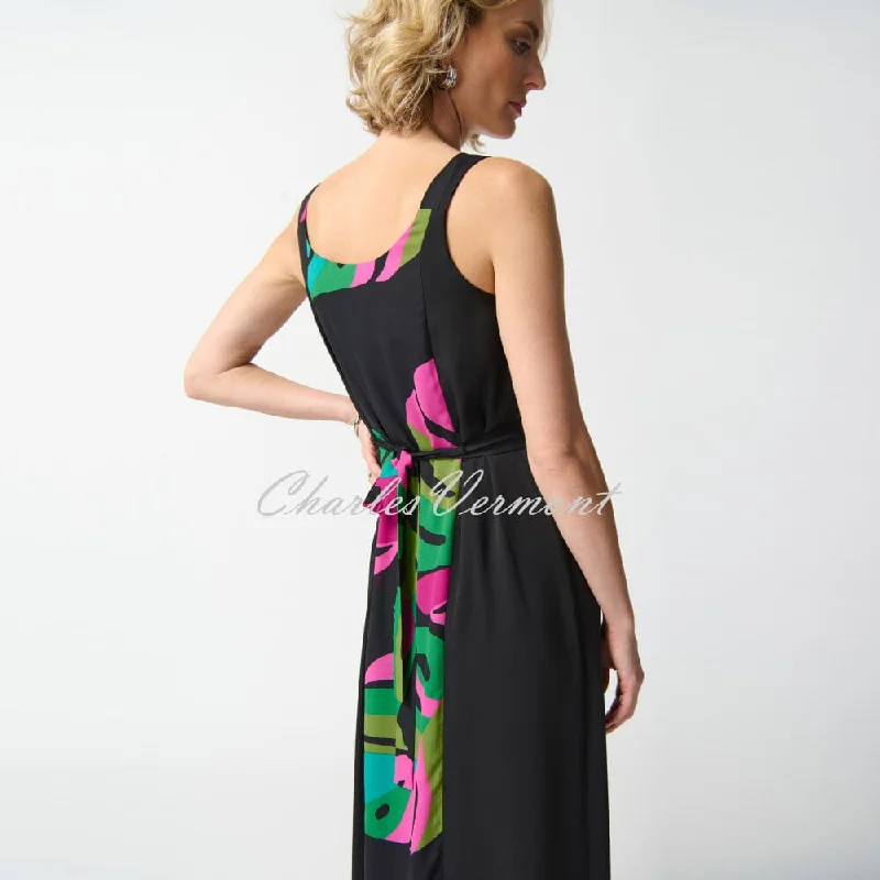 Joseph Ribkoff Tropical Leaf Print Dress - Style 242163