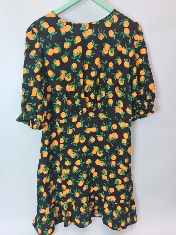 Nobody's Child Serena Mini Dress. Oranges. Size UK 10 **** V542