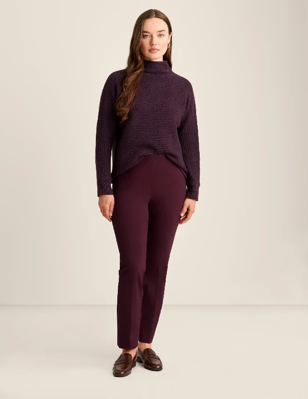 Dolman Sleeve Mock Neck Sweater