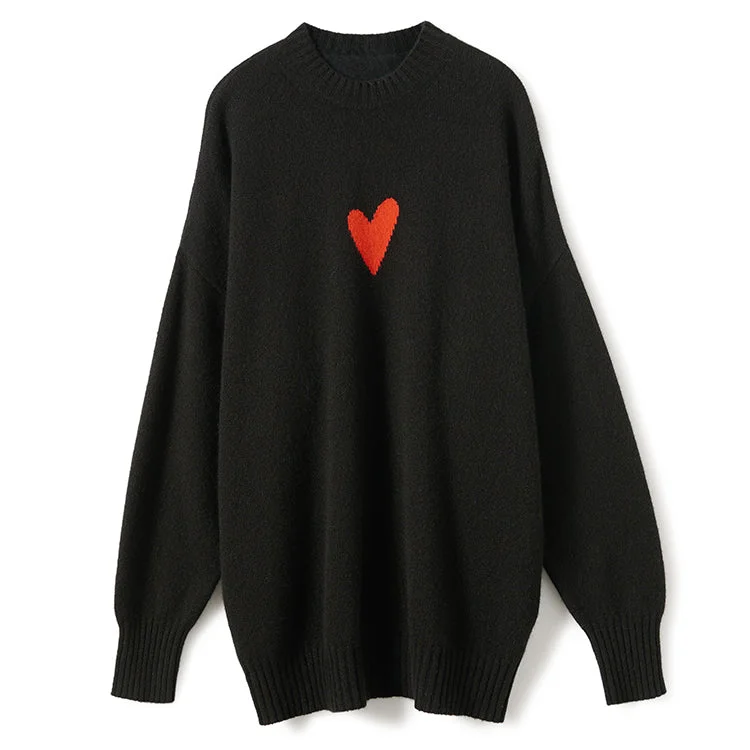 Ali's Cashmere Over Sized Heart Sweater