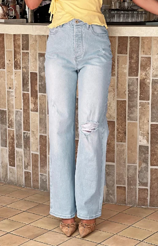 Azura Light Wash Denim Jeans